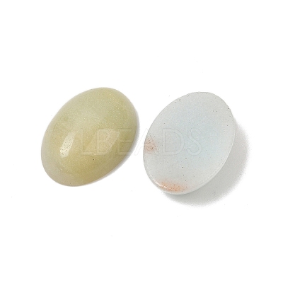 Natural Flower Amazonite Cabochons X-G-C115-01A-31-1