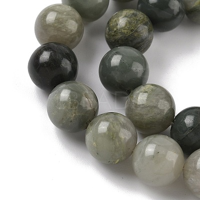 Natural Green Rutilated Quartz Beads Strands G-P325-03-10mm-1