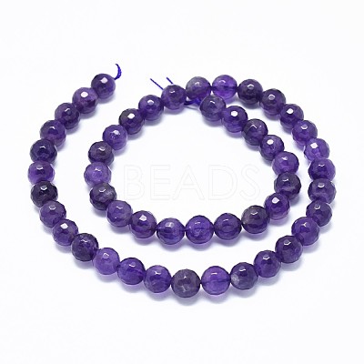 Natural Amethyst Beads Strands G-F632-23-01-1