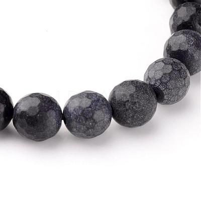 Natural Black Stone Beads Strands - Lbeads.com