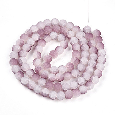 Crackle Glass Beads X1-GLAA-N009-10mm-05-1