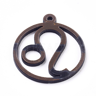 Acrylic Pendants SACR-WH0002-08-1