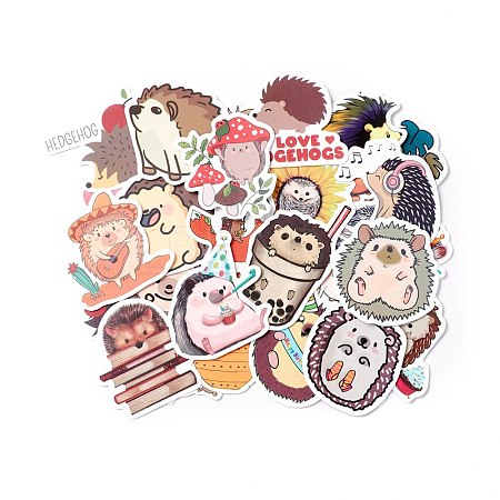 Autumn Theme Waterproof Self Adhesive Paper Stickers DIY-F108-02A-1