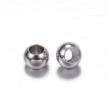 Tarnish Resistant 201 Stainless Steel Beads STAS-D447-37D-1