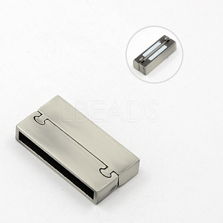 Stainless Steel Magnetic Clasps X-STAS-D028-1