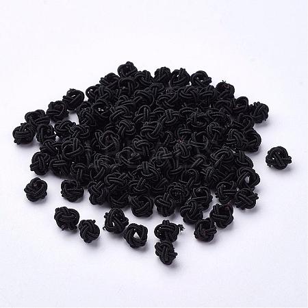 Polyester Weave Beads WOVE-N002-05-1