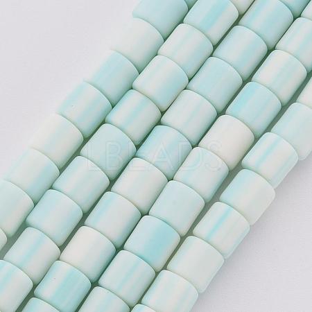 Handmade Polymer Clay Bead Strands CLAY-T001-B03-1