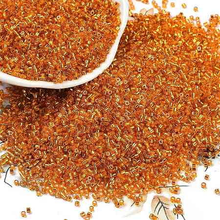 Electroplate Glass Seed Beads SEED-H003-10F-1