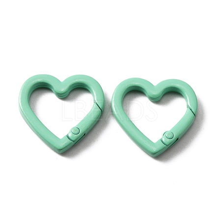 Zinc Alloy Spring Gate Rings FIND-WH0036-28B-1