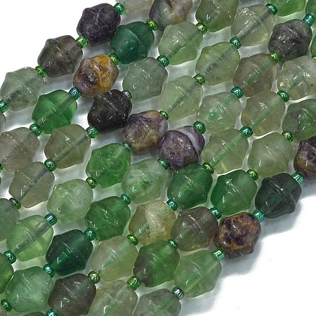 Natural Fluorite Beads Strands G-K389-D11-01-1