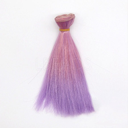 High Temperature Fiber Long Straight Ombre Hairstyle Doll Wig Hair DOLL-PW0001-029-05-1
