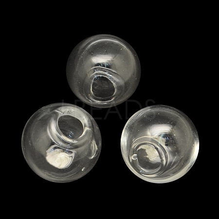Round Handmade Blown Glass Globe Ball Bottles X-BLOW-R002-30mm-1