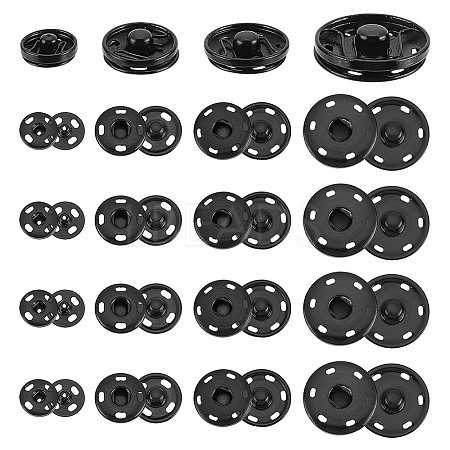 4 Styles Alloy & Brass Buttons BUTT-PH0001-33B-1