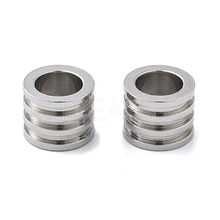 303 Stainless Steel European Beads STAS-B078-01P-02-1