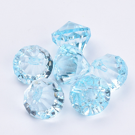 Transparent Acrylic Pendants TACR-Q260-C-V38-1