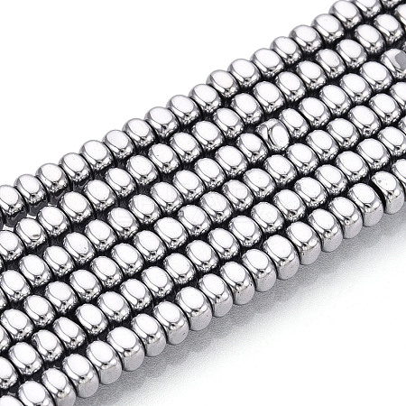 Electroplated Synthetic Non-magnetic Hematite Beads Strands G-T139-61A-1
