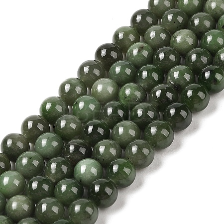 Natural Canada Jade Beads Strands G-NH0001-G01-01-1