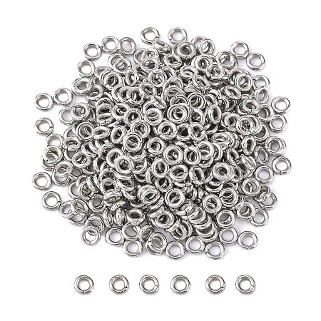 304 Stainless Steel Open Jump Rings STAS-TAG0001-10A-1