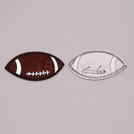 Polyester Computerized Embroidery Cloth Iron On/Sew On Patches DIY-TAC0001-36-1
