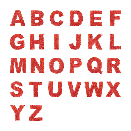 Alphabet Rhinestone Patches FW-TAC0001-01A-1