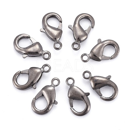 Brass Lobster Claw Clasps X-KK-902-B-1