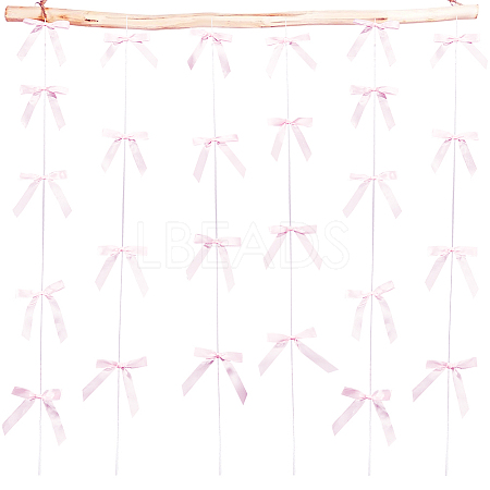 6Pcs Polyester Bowknot Hanging Streamer AJEW-SP0002-71B-1