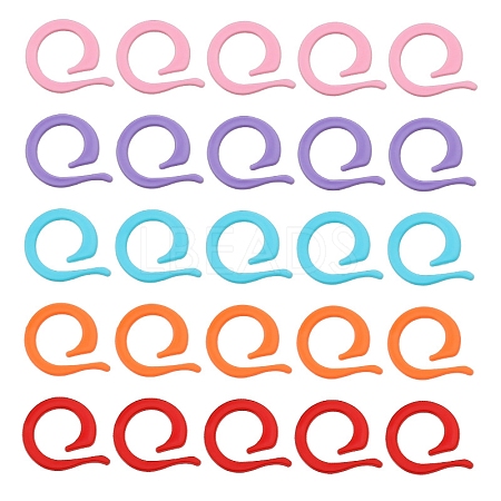 Plastic Knitting Crochet Locking Stitch Markers SENE-PW0002-113A-1