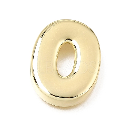 Brass Slide Charms KK-Z163-01G-O-1