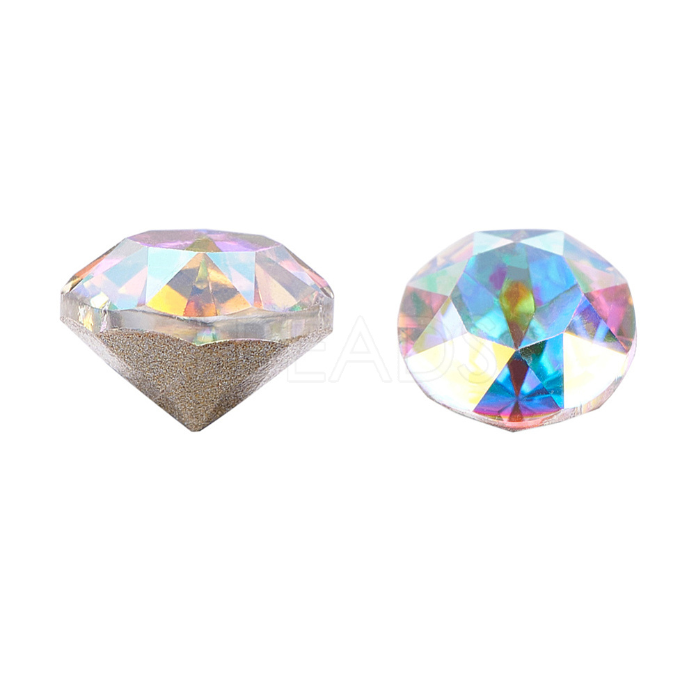 K9 Glass Rhinestone Cabochons - Lbeads.com