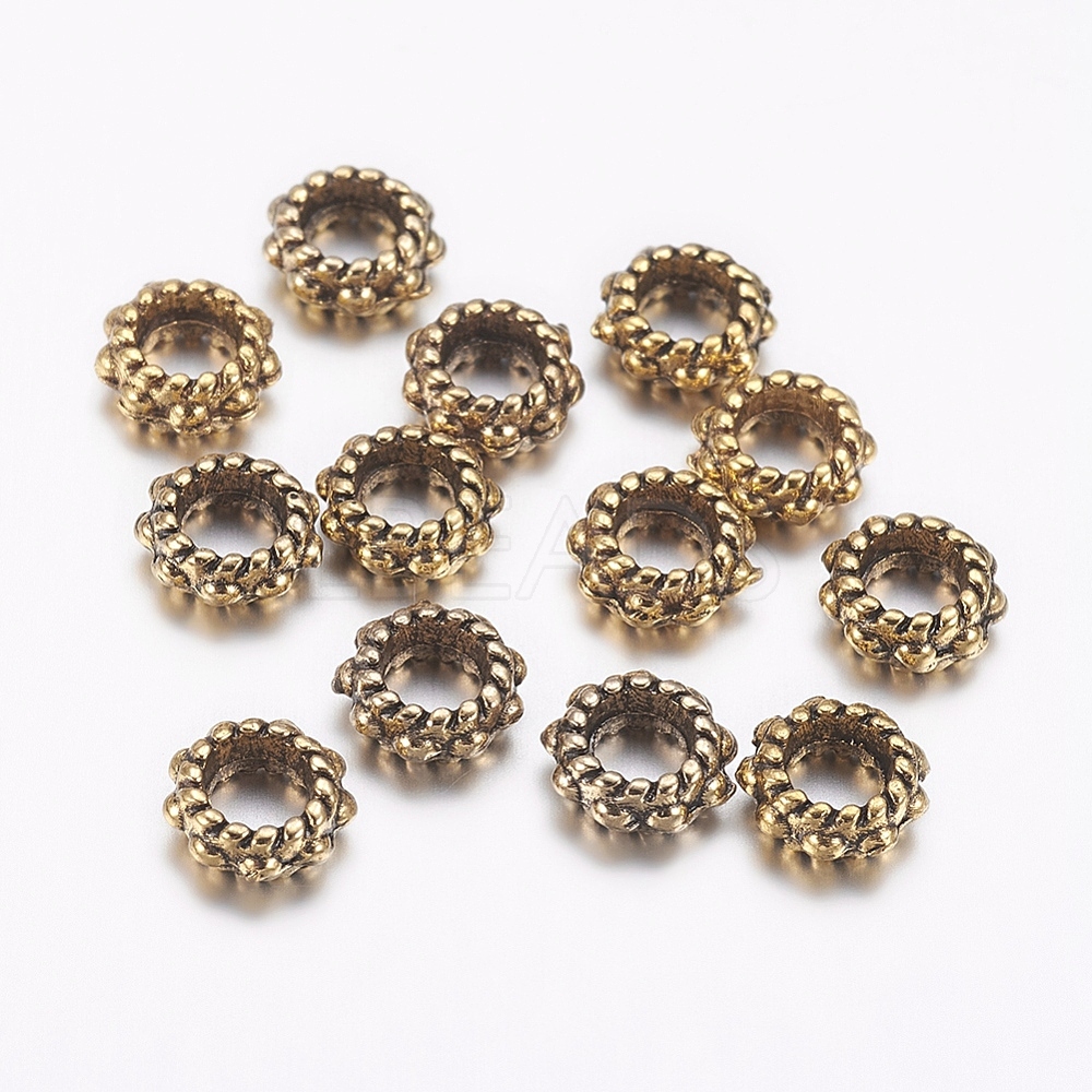 Tibetan Style Spacer Beads - Lbeads.com