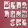 10 Sheets Rose Flower Scrapbook Paper Pads PW-WG84623-01-1
