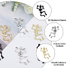 12Pcs 3 Colors Halloween Alloy Pendants FIND-DC0003-08-3