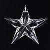 Transparent Acrylic Pendants X-TACR-T028-09A-2