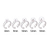 Oval Brass Cuff Ring Settings KK-T076-66P-4