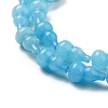 Natural White Jade Beads Strands G-C039-B04-4