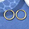 Ion Plating(IP) 304 Stainless Steel Huggie Hoop Earrings EJEW-F111A-19mm-G-4