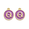 Golden Plated Alloy Enamel Charms LS-ENAM-Q437-12Q-1