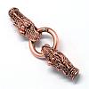 Alloy Spring Gate Rings PALLOY-R089-31R-1