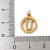 304 Stainless Steel Charms
with Jump Ring LS-STAS-R001-02G-U-3