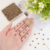 300Pcs Tibetan Style Alloy Beads Daisy Spacer Beads TIBEB-PH0005-05AB-3