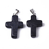 Synthetic Blue Goldstone Pendants LS-G-J354-03A-2