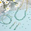  167Pcs Natural Flower Amazonite Heishi Beads for DIY Jewelry Making DIY-NB0006-35-2