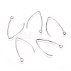 Tarnish Resistant 304 Stainless Steel Earring Hooks X-STAS-F227-26A-P-1