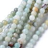 Natural Flower Amazonite Beads Strands G-D608-8mm-1