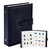 Imitation Leather Earring Displays Storage Book EDIS-WH0022-45B-1