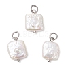 Natural Nucleated Pearl Keshi Pendants PALLOY-JF04626-02-1