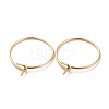 316 Surgical Stainless Steel Hoop Earrings Findings STAS-K146-039-15mm-G-1