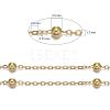 Brass Flat Oval Cable Chains X-CHC018Y-G-3