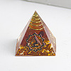 Chakra Theme Orgonite Pyramid Resin Energy Generators WG78315-06-1