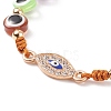 Resin Evil Eye Braided Bead Bracelet BJEW-JB08413-5